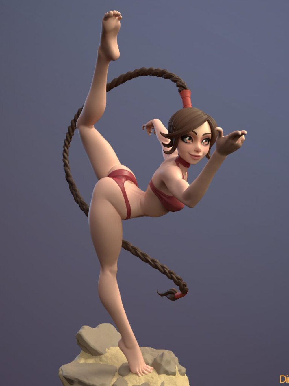 Ty lee from Avatar, bikini Resin Statue Part Kit
